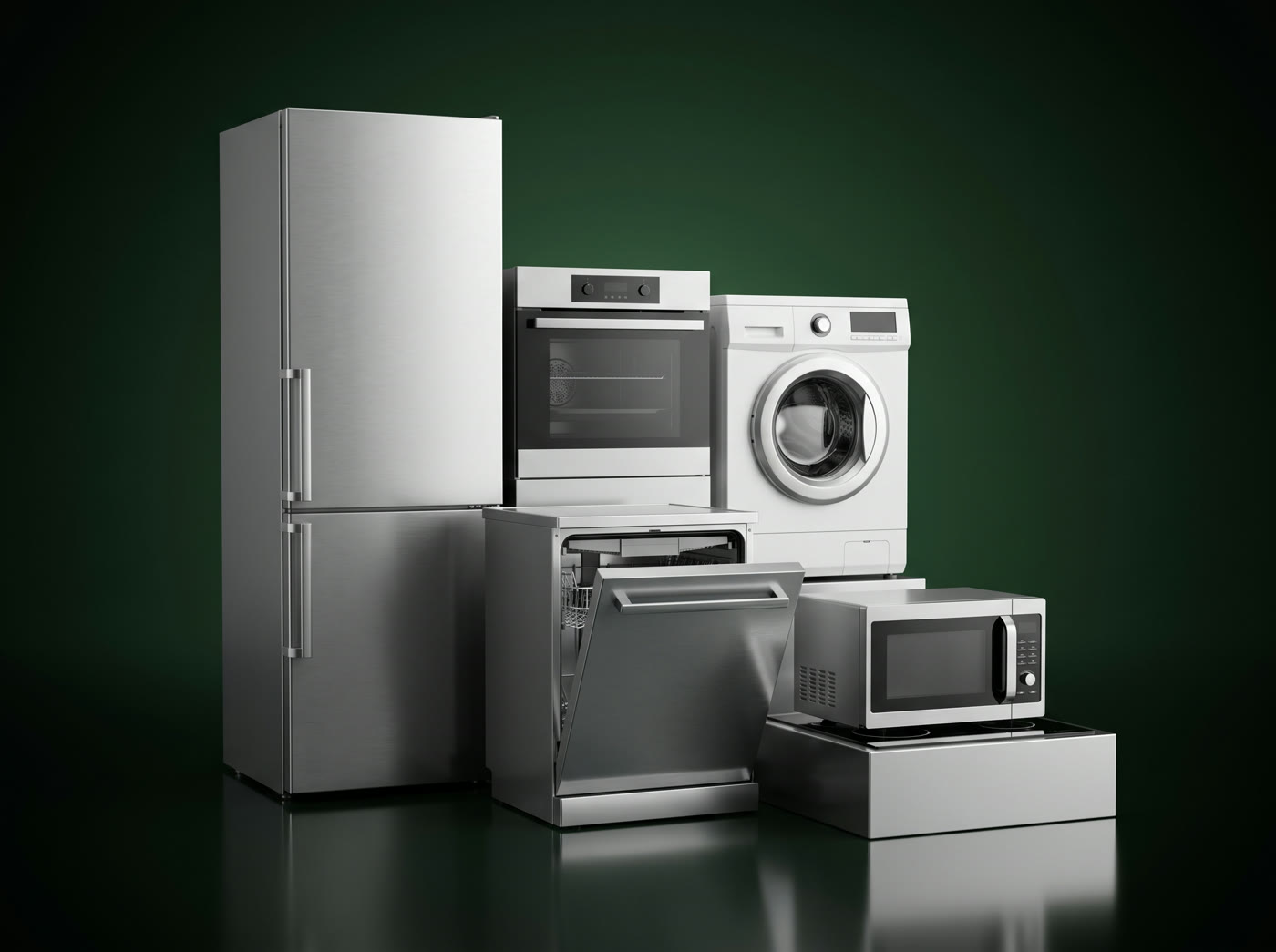 Lave-linge, lave-vaisselle, réfrigérateur, four et micro-ondes réparés par KR Services